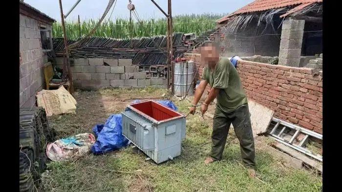 移风店夫妻偷盗价值10多万元电力设备被刑拘.