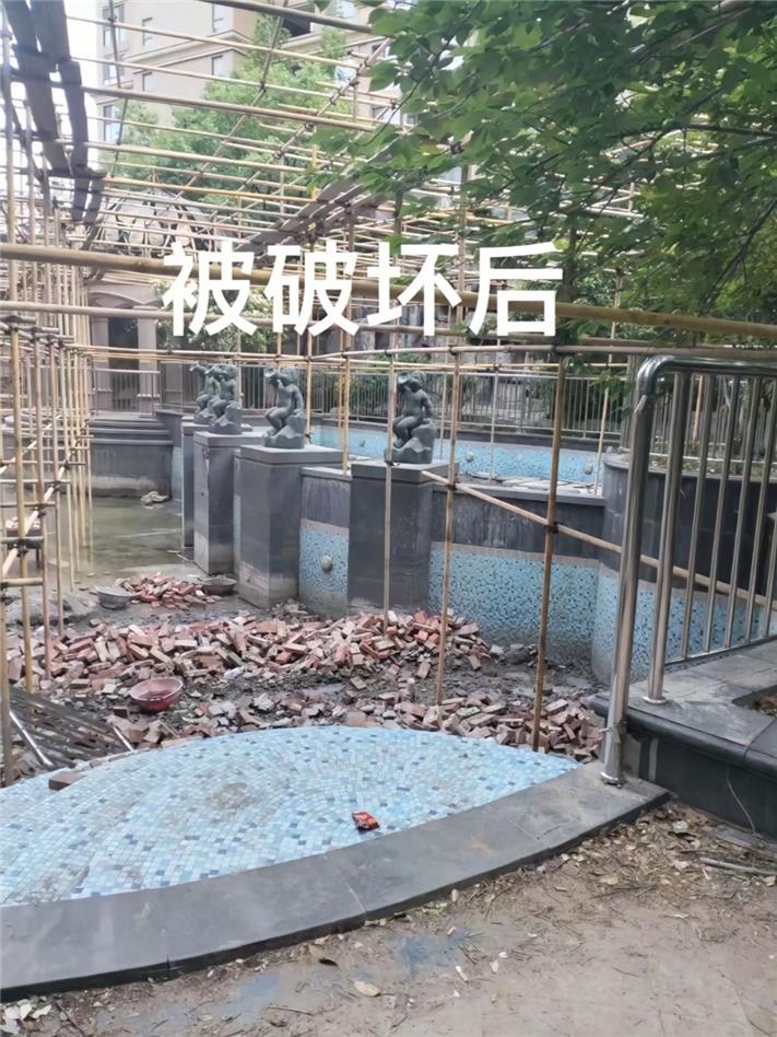 痛心！佳源都市一期公共花园惨遭破坏，业主生活苦不堪言