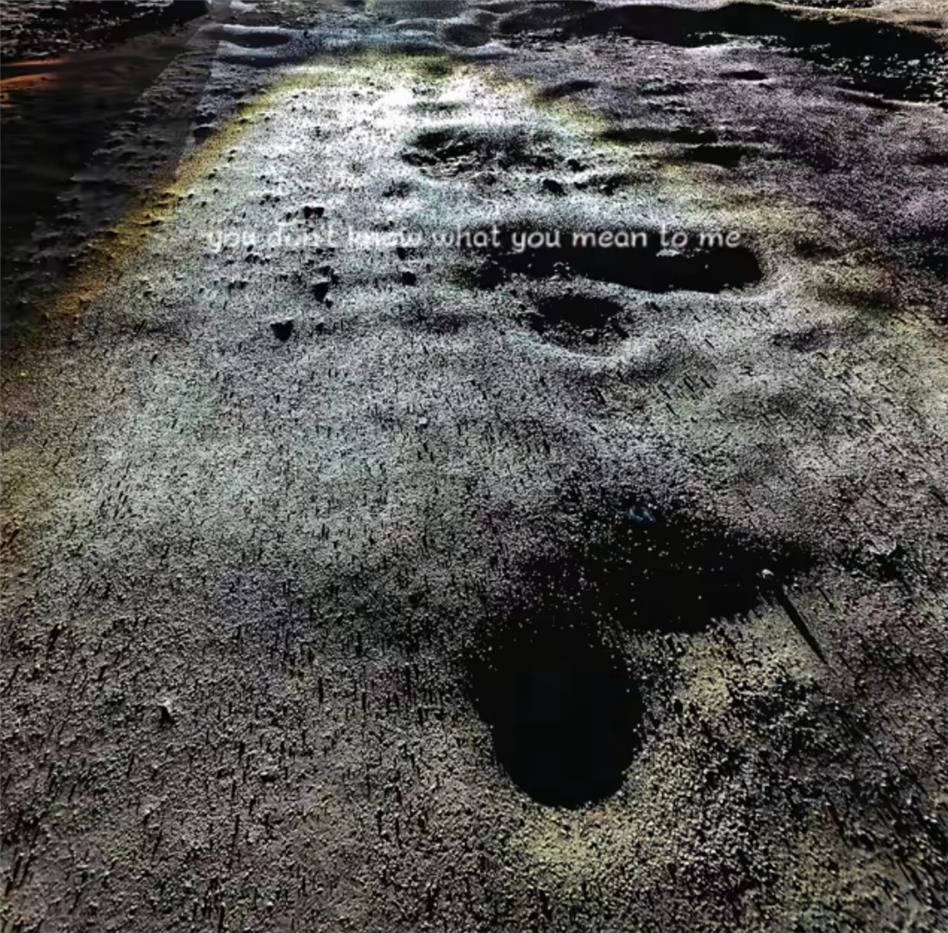 即墨金茂悦星荟西门通往靖城路路段