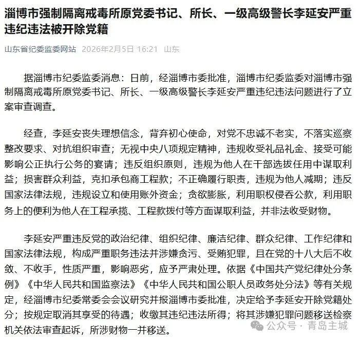 山东省纪委监委最新通报